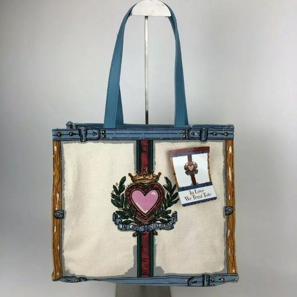 NEW BRIGHTON 2019 Canvas In Love We Trust Tote - Picture 1 of 6